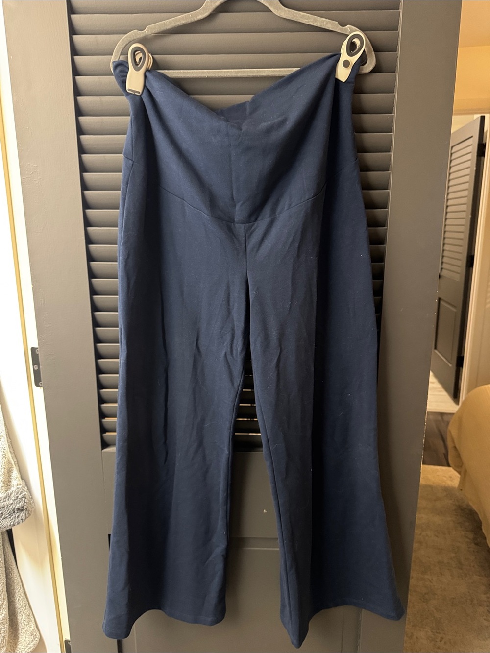Isabel by Ingrid & Isabel Navy Maternity Wide Leg Pants